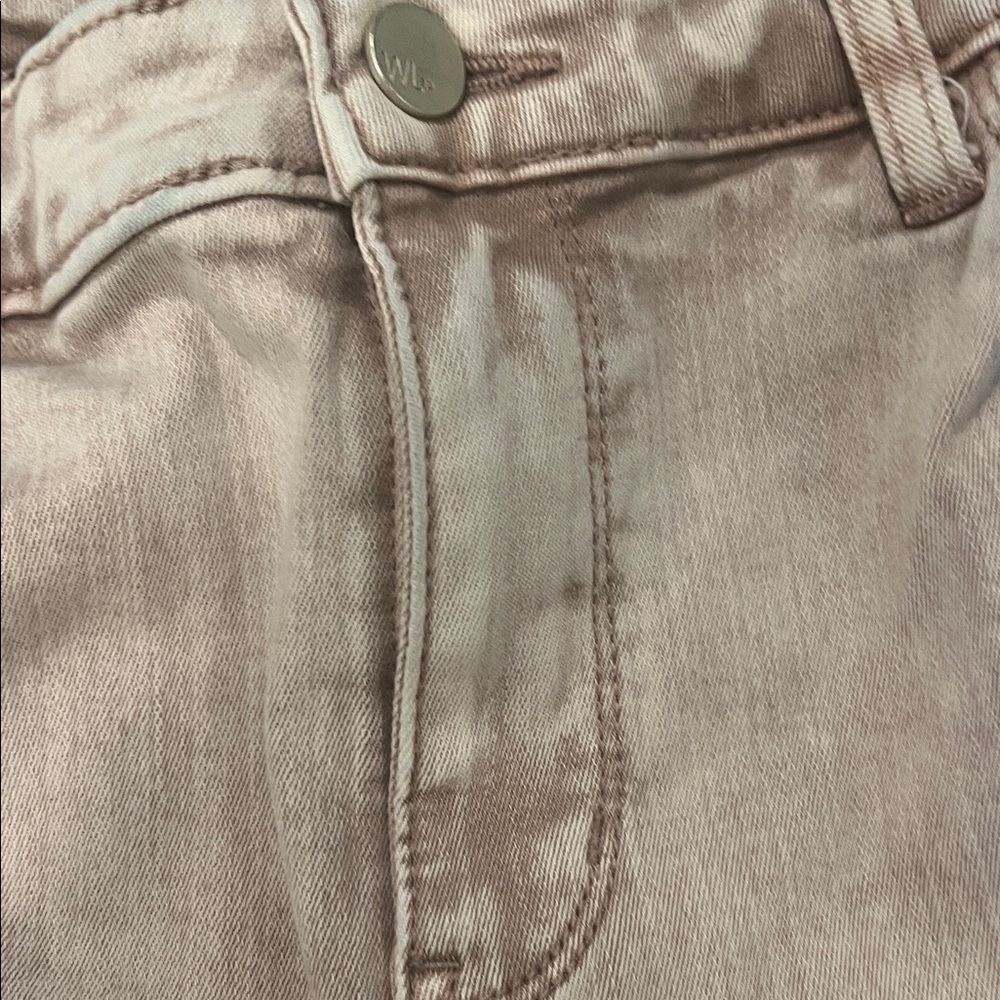 Wash Lab Chic Silvery Blush Cropped Jeans - Picture 4 of 9
